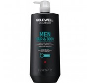 GOLDWELL Vyriškas Plaukų Ir Kūno Šampūnas Goldwell Dualsenses For Men Hair & Body 1000ml